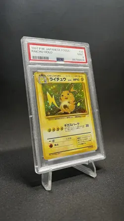 1997 Pokemon Fossil Raichu Holo Rare (Japanese) PSA 9 - Image 2