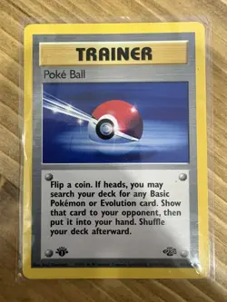 Pokemon Poke Ball 64/64 - LP - 1999 1st Edition Jungle - Common - Image 1