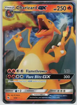 Pokemon TCG Charizard GX Ultra Rare Hidden Fates 9/68 - Image 1