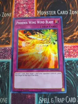 Yu-Gi-Oh! Phoenix Wing Wind Blast HISU-EN045 Super Rare 1st Edition Near Mint - Image 1
