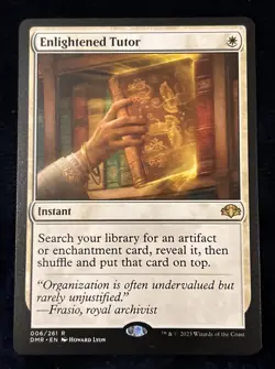 MTG Enlightened Tutor Dominaria Remastered Regular MAGIC Gathering Trading Card - Image 1