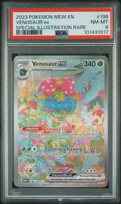 Pokemon TCG Venusaur EX Card 198/165 SV Sir Scarlet & Violet 151 - Image 1