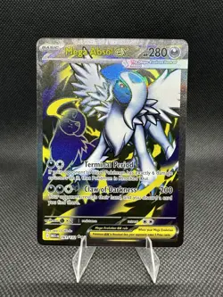 Pokemon Me01: Mega Evolution Mega Absol ex 161/132 Ultra Rare Full Art Card NM - Image 1