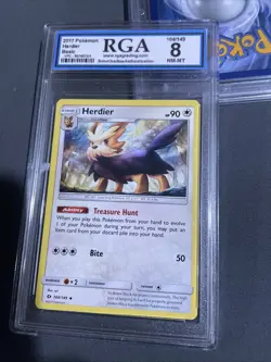 Lot Of 4 Graded Pokemon Cards GMA(3) RMA(1) Pokemon Cards -8,8.5 Pikachu,various - Image 4