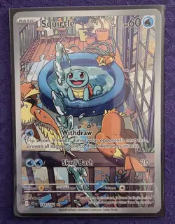 Pokemon TCG Stellar Crown Squirrel Card 148/142 Full Art Illustration Rare NM - Image 1