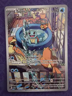 Pokemon TCG Stellar Crown Squirrel Card 148/142 Full Art Illustration Rare NM - Image 2