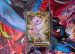 Pokemon TCG Mew EX Gold NM 205/165 Scarlet & Violet 151 Promo Card French - Image 1