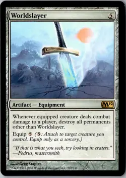 Magic 2012 (M12) #222 Worldslayer - Image 1