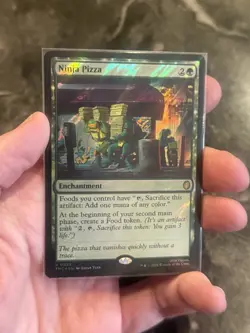 Ninja Pizza (Surge Foil) Commander: Teenage Mutant Ninja Turtles *F* - Image 1