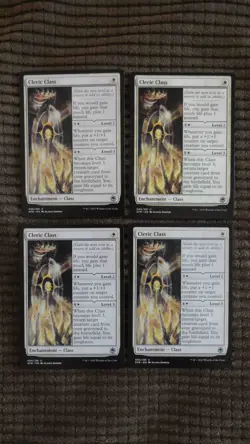 Magic: the Gathering / MtG Cleric Class x4 Adventures Forgotten Realms - Image 1