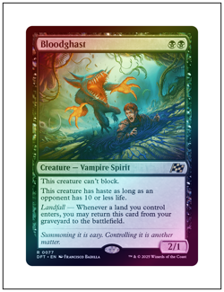 1x Bloodghast, Foil, Magic the Gathering MTG NM - Image 1