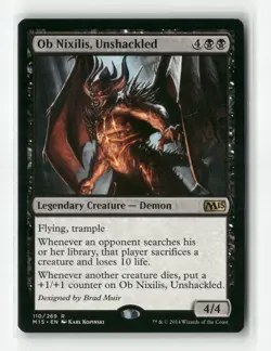 Ob Nixilis, Unshackled - #110 - Non Foil - MTG - Near Mint - Image 1