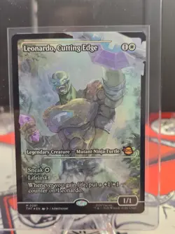 Leonardo, Cutting Edge Showcase FOIL MTG TMT Nm/M - Image 1