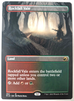 Rockfall Vale #284 Regular (Borderless) MTG NM - Image 1