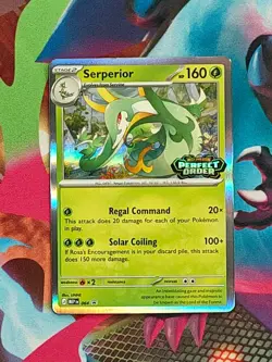 Serperior Perfect Order Pre Release MEP 064 LP Pokemon TCG LP - Image 1