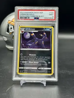 Umbreon SWSH129 Black Star Promo Holo Pokemon PSA 9 (CBLH) - Image 1