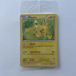 Pikachu 26/83 Sealed 20th Anniversary Promo Pokemon Card - Image 1