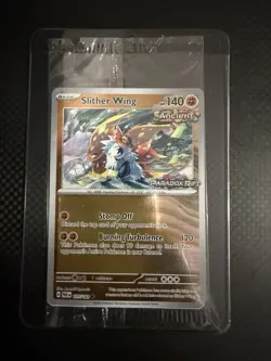 Slither Wing Paradox Rift Best Buy Stamped Promo Pokemon TCG 107/182 SEALED - Image 1