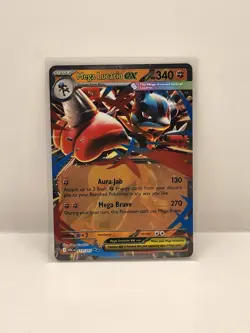 Mega Lucario ex 113/217 Double Rare Holo Ascended Heroes Pokemon TCG NM/M - Image 1