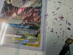Pokemon TCG Espeon & Deoxys GX Tag Team SM240 Black Star Promo Holo NM - Image 3