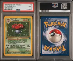 1999 POKEMON JUNGLE VILEPLUME-HOLO 1ST EDITION PSA 9 - Image 3
