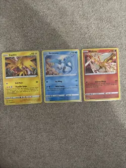 Pokemon Zapdos 48/185 Articuno 036/195 Moltres 021/172 Cosmos Holo Promo Set NM - Image 1