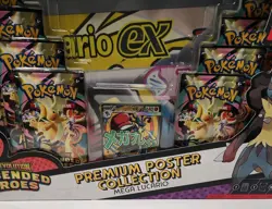 Pokemon TCG Ascended Heroes Premium Poster Collection Mega Lucario EX PRE ORDER - Image 3