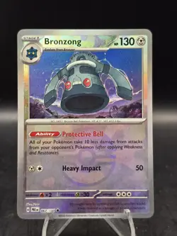 Pokemon TCG Bronzong (Poke Ball Pattern) 67/131 Prismatic Evolutions Holo NM - Image 1