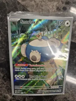 Pokemon TCG Snorlax 051 Black Star Promo Scarlet & Violet SEALED - Image 1