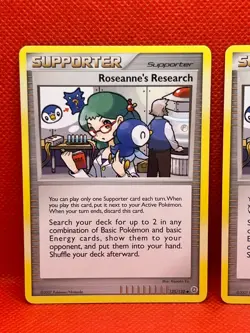 Pokemon Tcg Roseanne's Research 125/132 Secret Wonders Non Holo x2 - Image 2