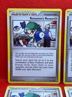 Pokemon Tcg Roseanne's Research 125/132 Secret Wonders x4 Non Holo - Image 2