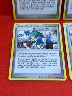 Pokemon Tcg Roseanne's Research 125/132 Secret Wonders x4 Non Holo - Image 4