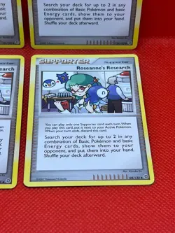 Pokemon Tcg Roseanne's Research 125/132 Secret Wonders x4 Non Holo - Image 5