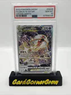 2023 Pokemon Sword And Shield Crown Zenith Fa Deoxys Vstar #GG46 PSA 10 - Image 1