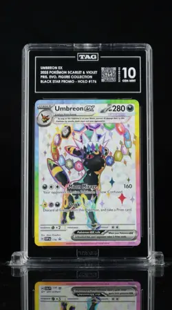 Pokemon Umbreon ex Promo 176 TAG 10 GEM MINT GRADED BLACK STAR PROMO ENGLISH - Image 1