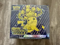 Pokemon TCG Scarlet Violet ETB Surging Sparks Elite Trainer Box New - Image 1