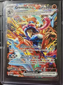 2024 POKEMON GRENINJA EX TWILIGHT MASQUERADE SPECIAL ILLUSTRATION #214/167! MINT - Image 1