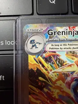 2024 POKEMON GRENINJA EX TWILIGHT MASQUERADE SPECIAL ILLUSTRATION #214/167! MINT - Image 2