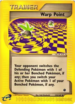 Pokemon TCG Warp Point Expedition Base Set 152/165 Uncommon VLP - Image 1