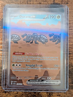 Pokemon TCG Durant ex 236/191 SV08 Surging Sparks Full Art EX Foil NM - Image 1
