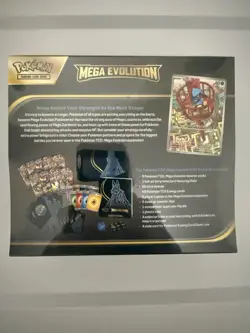 POKEMON MEGA EVOLUTION LUCARIO ETB Elite Trainer Box Lucario TCG SEALED NEW - Image 2
