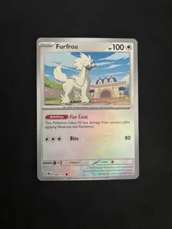 Furfrou (Master Ball) 088/131 Sv: Prismatic Evolutions Holo Pokemon TCG - NM - Image 1
