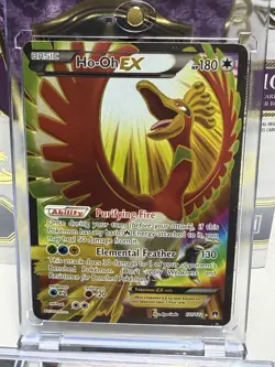 Pokemon TCG Ho Oh EX (Full Art) 121/122 XY Breakpoint 2016 Holo HP - Image 1
