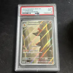 Pokemon TCG Charmeleon 169/165 Scarlet & Violet 151 Illustration Rare PSA 9 - Image 1