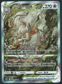 Hisuian Zoroark VSTAR GG56/GG70 Full Art Pokemon SWSH Crown Zenith Near Mint - Image 1