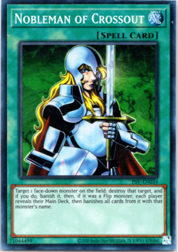 Nobleman of Crossout PSV-EN034 25th Anniversary Super Rare Yugioh - Image 1