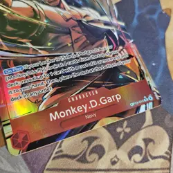 Monkey D. Garp Alt Art OP13-016 - One Piece English Card-Carrying on His Will M - Image 2