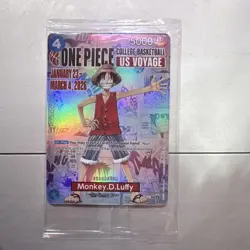 ONE PIECE Monkey D. Luffy College BB US Voyage Promo 2/27 Illinois vs. Michigan - Image 1