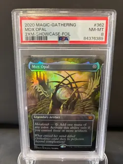 MTG CARD MOX OPAL 2XM-SHOWCASE-FOIL PSA 8 NM-MINT 2020 - Image 1
