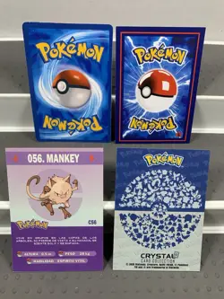 Pokemon Lot of Cards and Stickers All Mankey #56 Mankey Only Pokemon Lot of 20 - Image 5